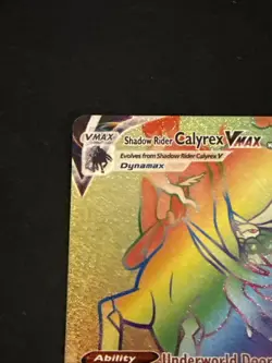 Shadow Rider Calyrex VMAX 204/198 Rainbow Secret Rare Chilling Reign Pokemon NM - Image 5