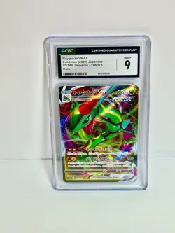 2022 Pokemon JPN.SWSH FA/RaYquaza VMax VStar Universe #108 Graded CGC 9 - Image 1