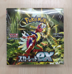 Pokemon TCG Scarlet & Violet Scarlet ex Japanese Sealed Box - 30 Packs - Image 1