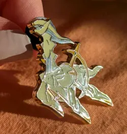 Official Pokemon Arceus White Mythical Collection 2016 Collectors Enamel Pin TCG - Image 4