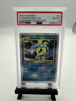 2002 Pokemon Legendary Collection Gyarados PSA 6 Rev Foil #12 - Image 1