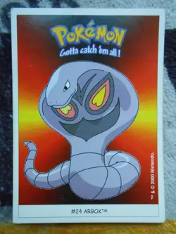 ARBOK #24 - DUNKIN BOOMER 2000 - POKEMON - TRES BON ETAT - Image 1