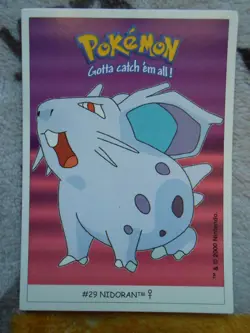 NIDORAN ♀ #29 - DUNKIN BOOMER 2000 - CARTE POKEMON - TRES BON ETAT - Image 1