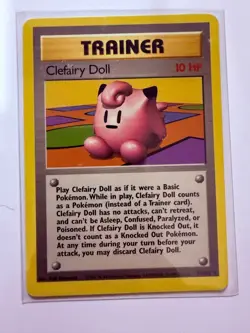 Pokemon TCG - Clefairy Doll #70/102 Non-Holo Rare Base Set MP - Image 1