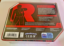 Pokemon TCG Team Rocket Factory Sealed Tin Box - Nidoking Ex - 5 Booster Packs - Image 3