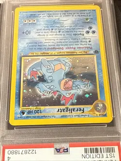 2000 Pokemon Neo Genesis Feraligatr Holo 1st Edition NM 5/111 - PSA 4 ✨ Front ✨ - Image 5