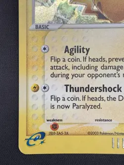 Pikachu 012 Black Star Promo 2003 E Reader Series Holo Rare Pokemon TCG LP - Image 4