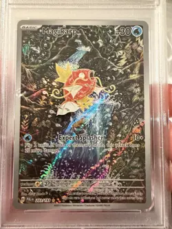 Pokemon Magikarp 203/193 Illustration Rare Scarlet & Violet Paldea Evolved PSA 9 - Image 1