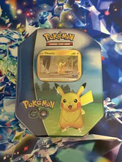 Pokemon TCG: Pokemon Go Tin | Pikachu | Sealed - Image 1