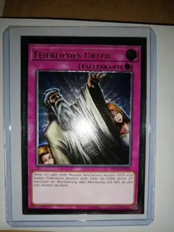 Yugioh! Solemn Judgment OP12-DE003 Ultimate Rare Near Mint - Image 1