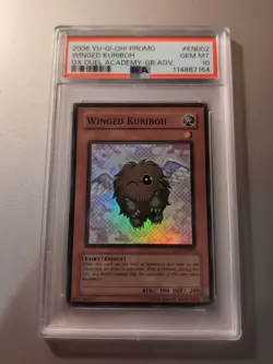 Yu-Gi-Oh SUPER RARE WINGED KURIBOH WINKING GX1-EN002 2006 PSA 10 GEM MT - Image 1