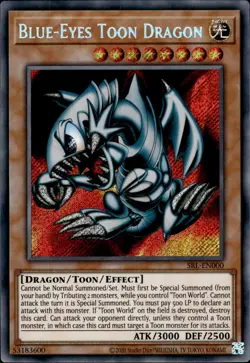 Blue-Eyes Toon Dragon - Secret Rare SRL-EN000 - NM - YuGiOh - Image 1