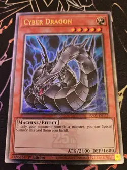 Yu-Gi-Oh! Cyber Dragon RA03-EN155 Quarter Century Rare 1st Edition NM - Image 1