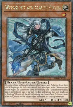 yugioh Weiser mit den blauen Augen RA04-DE266 Quarter Century Secret - Image 1