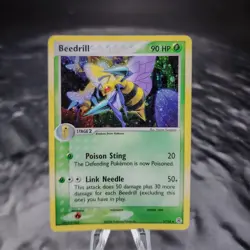 Beedrill 1/112 FireRed+LeafGreen Rev Holo Pokemon TCG Ultra Rare Card 2004?? - Image 1