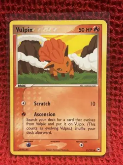 Vulpix 81/101 2004 EX Hidden Legends Pokemon Card Nintendo Non Holo Common LP - Image 1