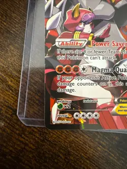 Pokemon TCG Team Magma's Groudon EX Holo Full Art Rare Card 15/34 Double Crisis - Image 5