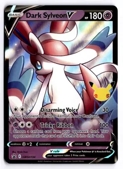 Dark Sylveon V Promo SWSH: Sword & Shield Promo Cards SWSH134 NM - Image 1