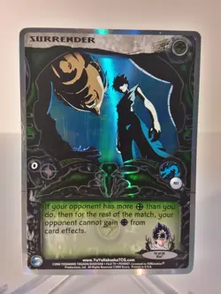 Yu Yu Hakusho TCG CCG Surrender R51 Unlimited Exile Foil Card - Image 1