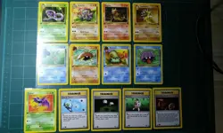 Pokemon Cards Vintage Fossil Set 1st First Edition Lot x13 1999 Uncommons Common - Image 1