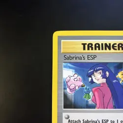 Pokemon Gym Heroes Sabrina's ESP 1st Edition Uncommon Trainer Card 117/132 - Image 2