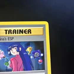 Pokemon Gym Heroes Sabrina's ESP 1st Edition Uncommon Trainer Card 117/132 - Image 3