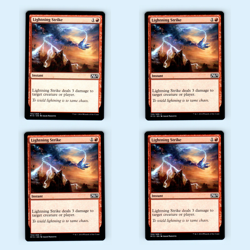 Lightning Strike Lot x4 MTG Cards 155 2014 Magic 2015 Playset Set Collection - Image 1