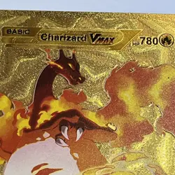 Charizard Vmax 1/8 2023 Gold Foil Art Pokemon Nintendo Card - Image 3