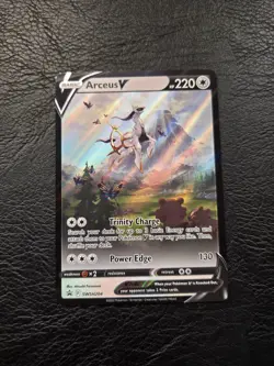 Pokemon Card TCG - Arceus V SWSH204 Sword & Shield Black Star Promo Near Mint - Image 1