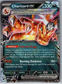 Charizard ex SVP 196 SV: Scarlet & Violet Promo Cards - Pokemon Card - NM - Image 1