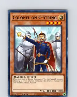 Yu-Gi-Oh TCG Colonel On C-String DIFO-EN081 1st Edition Regular Common Card NM - Image 1