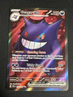 Pokemon Gengar EX Temporal Forces Ultra Rare Holo Card 193/162 Near Mint - Image 1