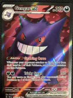 Pokemon Gengar EX Temporal Forces Ultra Rare Holo Card 193/162 Near Mint - Image 2