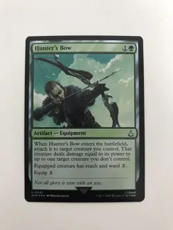 Hunter's Bow Foil MTG Magic the Gathering Card NM Near Mint ACR - Image 1