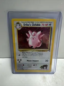 ERIKA'S CLEFABLE - 3/132 Gym Heroes - Pokemon Card - EXC/NEAR MINT - Image 1