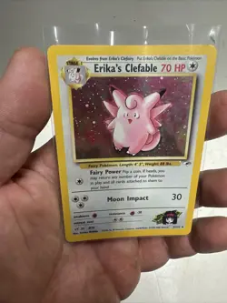 ERIKA'S CLEFABLE - 3/132 Gym Heroes - Pokemon Card - EXC/NEAR MINT - Image 2
