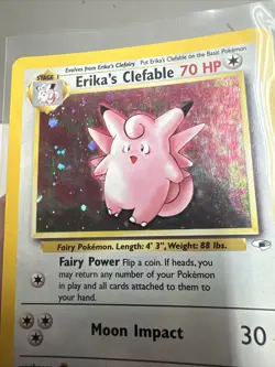 ERIKA'S CLEFABLE - 3/132 Gym Heroes - Pokemon Card - EXC/NEAR MINT - Image 5