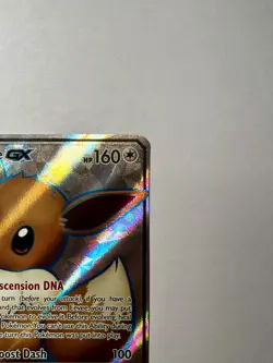 Pokemon Card - Eevee GX SM242 Sun & Moon Black Star Promo Full Art SM Holo LP - Image 3