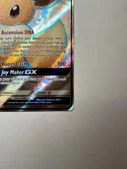 Pokemon Card - Eevee GX SM242 Sun & Moon Black Star Promo Full Art SM Holo LP - Image 5