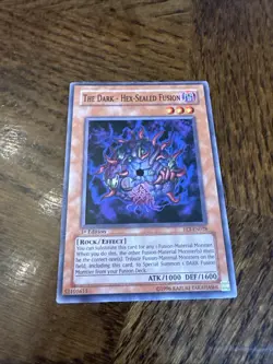 Yu-Gi-Oh! Trading Card TCG Game The Dark Hex Sealed Fusion 1st Edition - Image 1