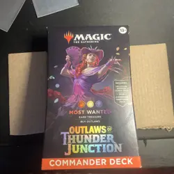 MTG Magic - Outlaws of Thunder Junction - Most Wanted Commander Deck - Sealed - Image 1