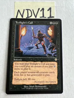 Twilight's Call - Invasion - #130 Near Mint Magic MTG - Image 1