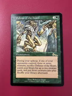 *** Defense of the Heart *** Urza's Legacy LP MTG English - Image 1
