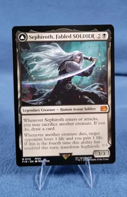 Sephiroth Fabled Soldier/One Winged Angel Final Fantasy Magic the Gathering - Image 1