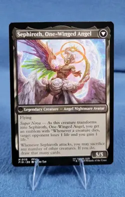 Sephiroth Fabled Soldier/One Winged Angel Final Fantasy Magic the Gathering - Image 2