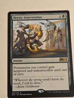 Heroic Intervention - Core Set 2021 M21 X1 MTG 188/284 R - Image 1