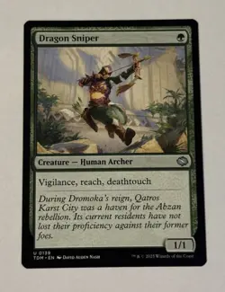 MTG Dragon Sniper - Tarkir: Dragonstorm LP - Image 1