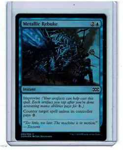 Metallic Rebuke - Foil - Double Masters - Magic the Gathering - Image 1