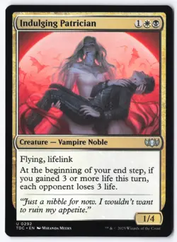 Indulging Patrician U Commander: Tarkir: Dragonstorm 292 NM - Image 1