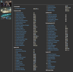 Eriette, the Beguiler MTG EDH Commander Deck! Esper Auras! - Image 2